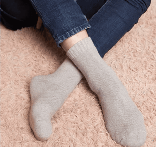 Men's Premium Thick Woolen Mid-Tube Winter Socks: Warm, Breathable, Soft, Cold Weather Comfort