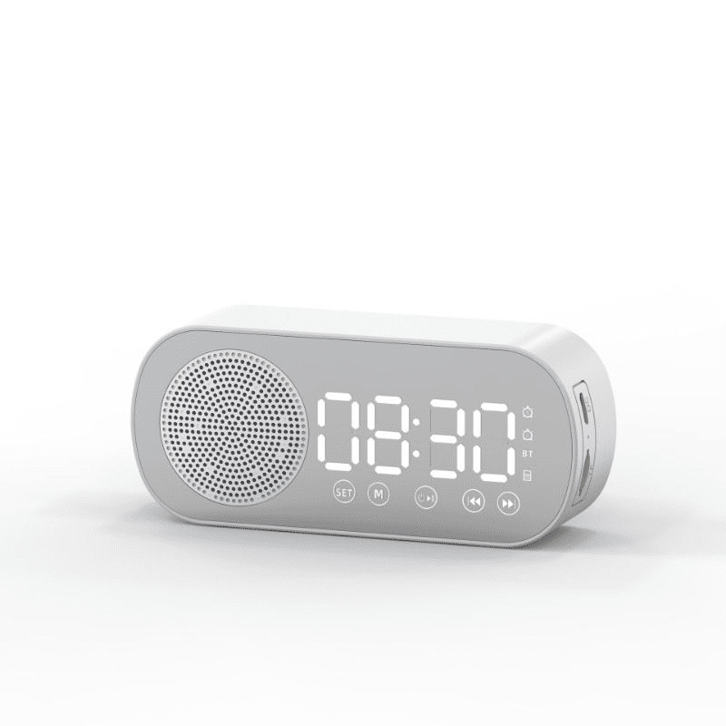 Premium Multifunctional Mirror Bluetooth Speaker, Digital Clock, High Volume, Smart Portable Audio