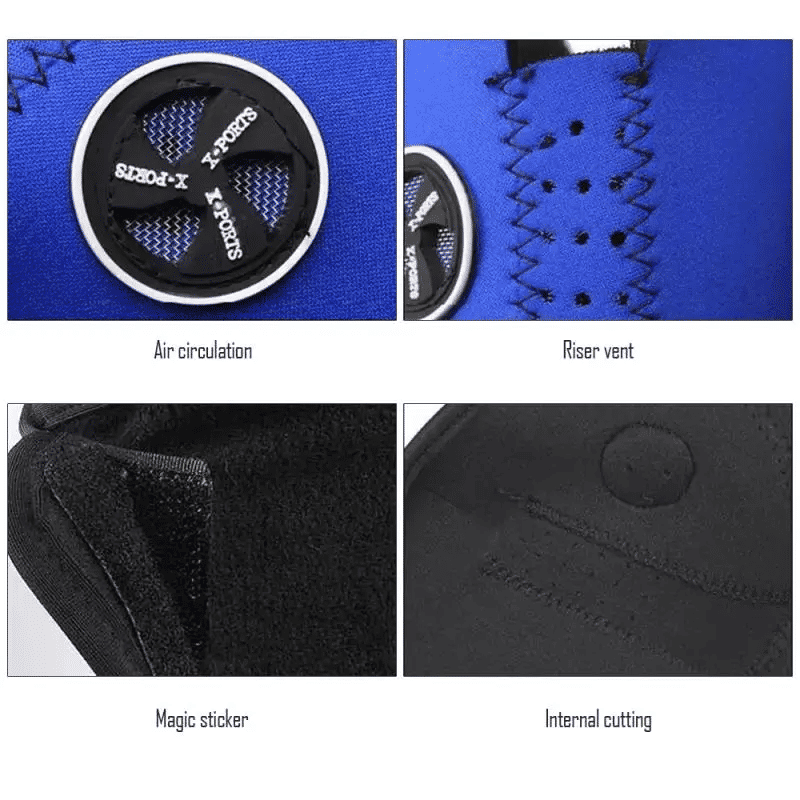 Unisex Thermal Windproof Motorcycle Neck Warmer Ski Cycling Mask - Full Face Protection