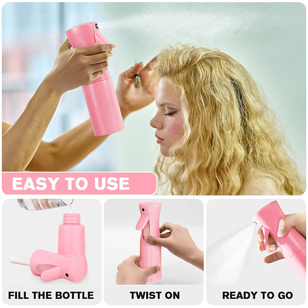 Professional 12-Piece Hair Styling Kit: Combs, Spray Bottle, Scalp Massager, Brushes