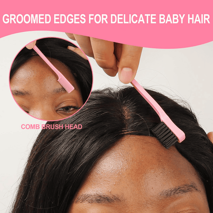 Professional 12-Piece Hair Styling Kit: Combs, Spray Bottle, Scalp Massager, Brushes