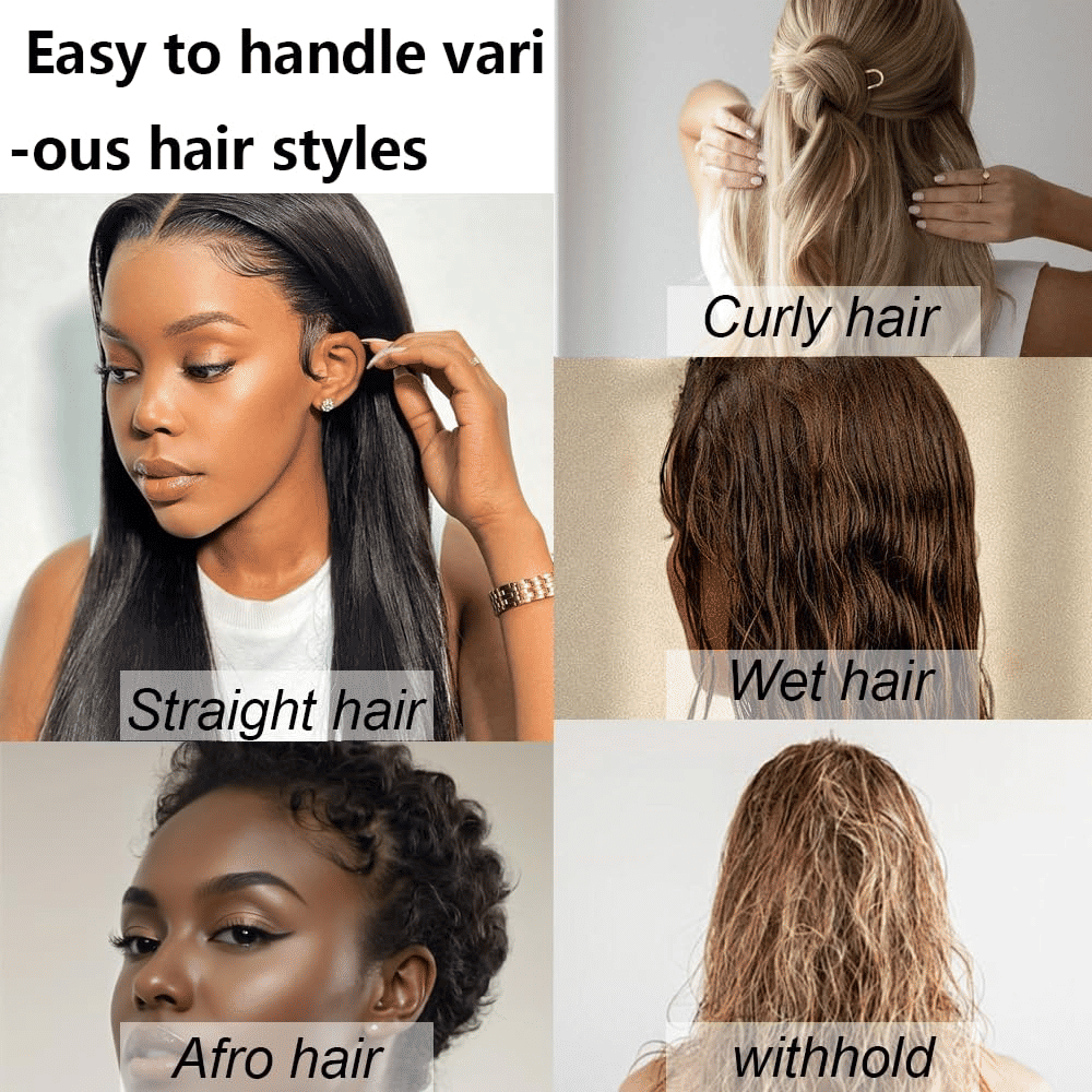 Professional 12-Piece Hair Styling Kit: Combs, Spray Bottle, Scalp Massager, Brushes