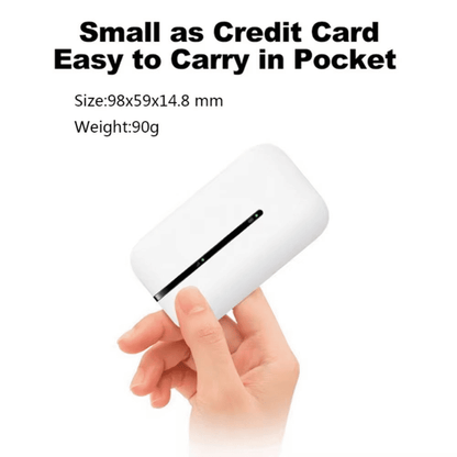 Portable 4G LTE MIFI Router - 150Mbps High-Speed Wireless WiFi Adapter with SIM Slot