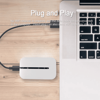 Portable 4G LTE MIFI Router - 150Mbps High-Speed Wireless WiFi Adapter with SIM Slot