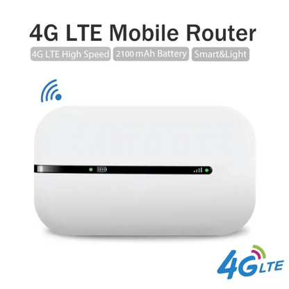 Portable 4G LTE MIFI Router - 150Mbps High-Speed Wireless WiFi Adapter with SIM Slot