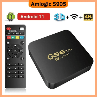 Q96 Max Android 11 4K Smart TV Box 8GB RAM 128GB Storage