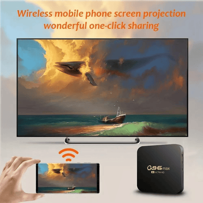 Q96 Max Android 11 4K Smart TV Box 8GB RAM 128GB Storage
