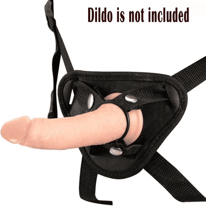 Premium Adjustable Strapon Harness for Dildo & Anal Plug - BDSM Fetish Belt