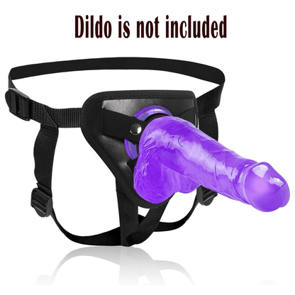 Premium Adjustable Strapon Harness for Dildo & Anal Plug - BDSM Fetish Belt
