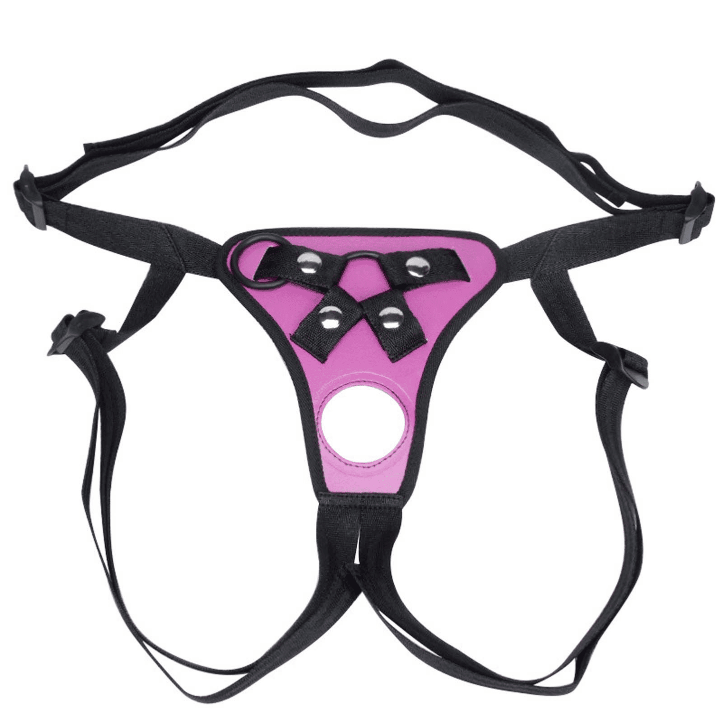 Premium Adjustable Strapon Harness for Dildo & Anal Plug - BDSM Fetish Belt