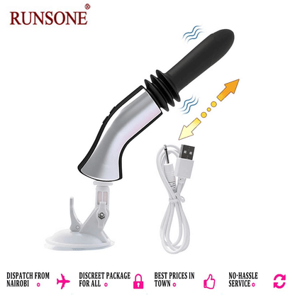Upgraded Hands-Free Automatic Wireless Vibrator: Smooth G-Spot & Anal Pleasure