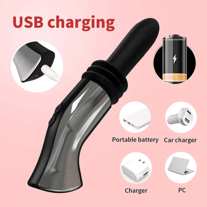 Upgraded Hands-Free Automatic Wireless Vibrator: Smooth G-Spot & Anal Pleasure