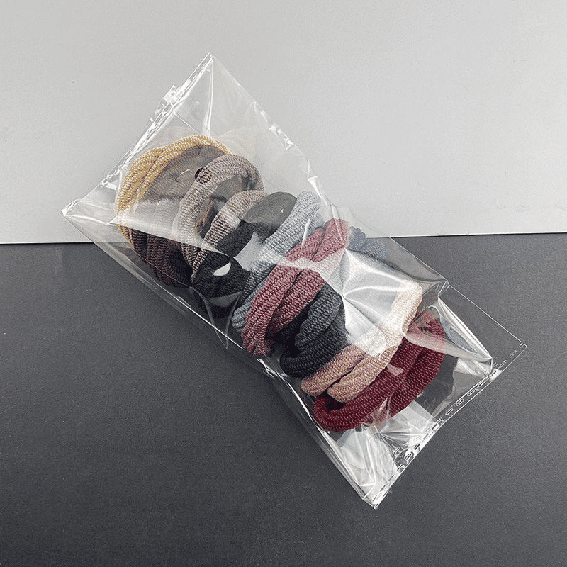 20-Pack Thick Elastic Seamless Hair Ties, Gentle No-Damage Ponytail Holders for Women