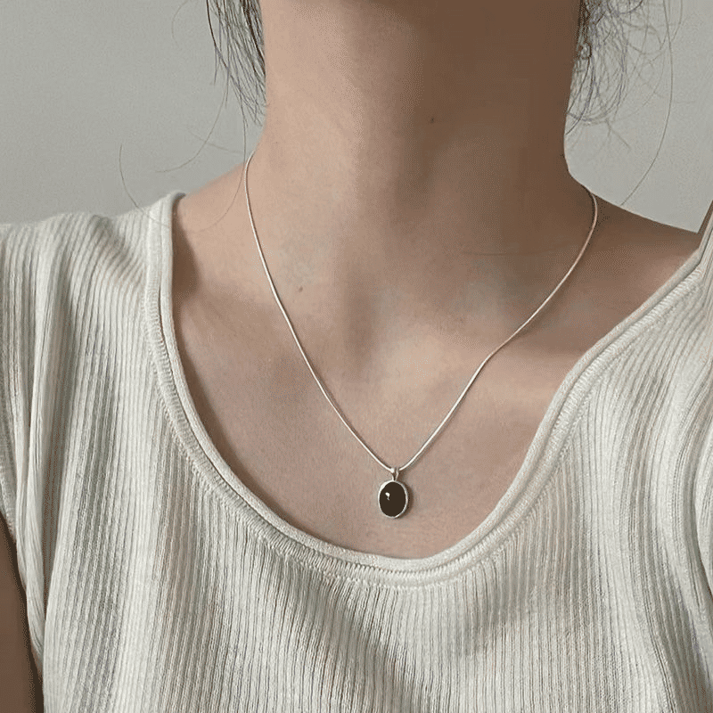 Elegant Moonstone Aquamarine Snake Bone Chain Necklace: Women's Luxury Collarbone Jewelry