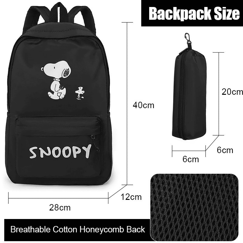 Stylish Women's Laptop Backpack & Small Bag Set - Large Capacity Schoolbag