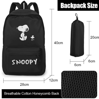 Stylish Women's Laptop Backpack & Small Bag Set - Large Capacity Schoolbag