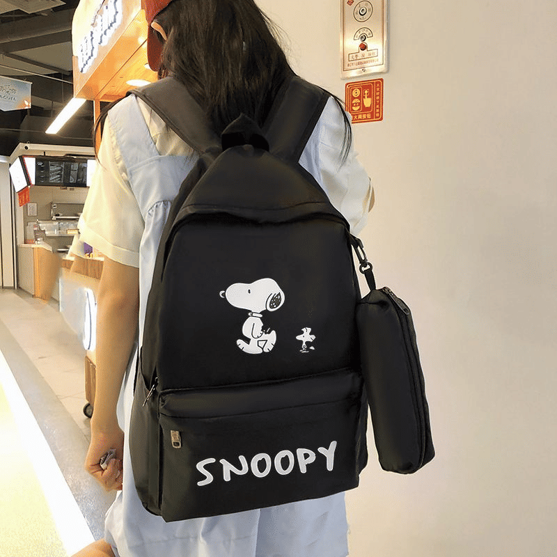 Stylish Women's Laptop Backpack & Small Bag Set - Large Capacity Schoolbag