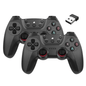 Emuelec Android TV Game Stick with Dual 2.4G Wireless Controllers