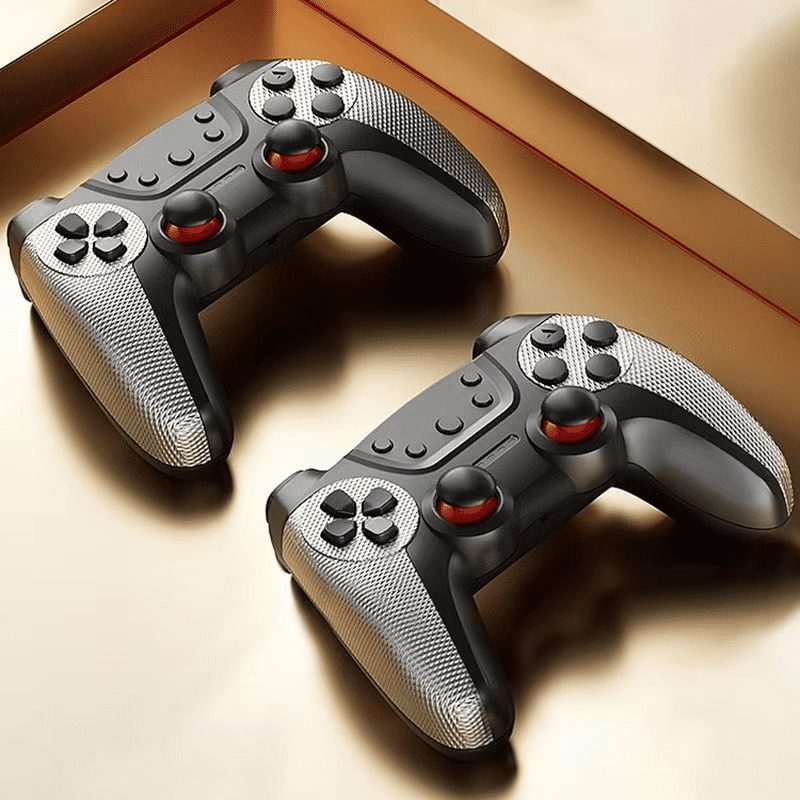 Emuelec Android TV Game Stick with Dual 2.4G Wireless Controllers