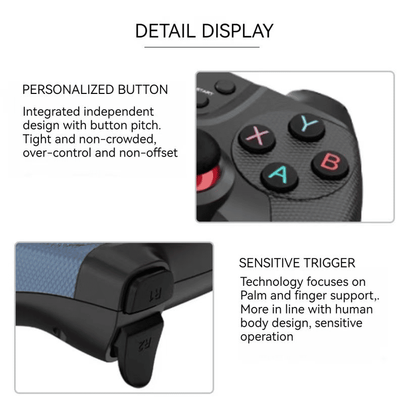 Emuelec Android TV Game Stick with Dual 2.4G Wireless Controllers