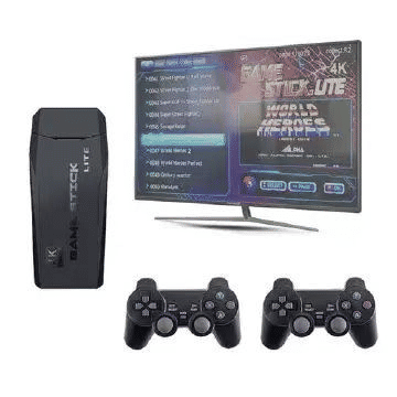 Retro M8 64GB Wireless HDMI Game Console with Dual Player Arcade Controllers