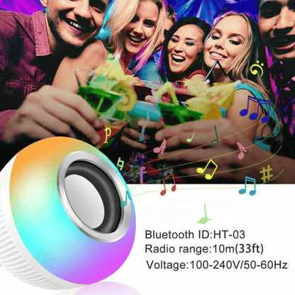 Smart LED Bluetooth Speaker Bulb: App Control, Remote, Music Player, Subwoofer