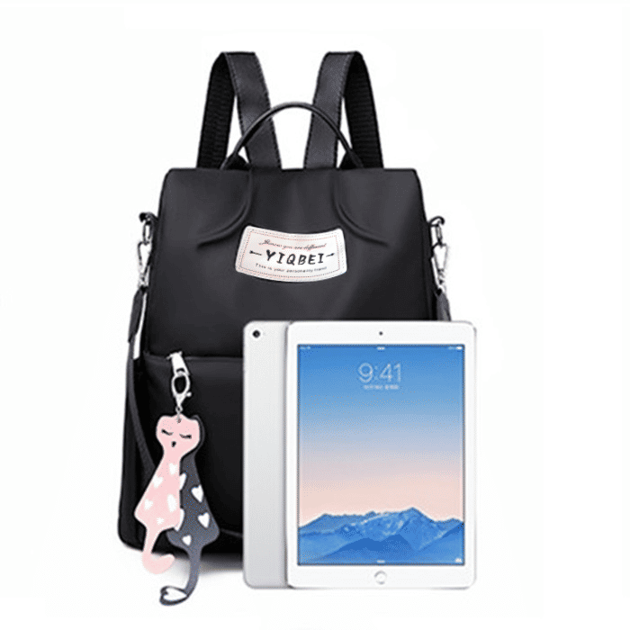 Secure & Stylish Anti-Theft Women's Backpack - Durable Nylon Handbag Daypack