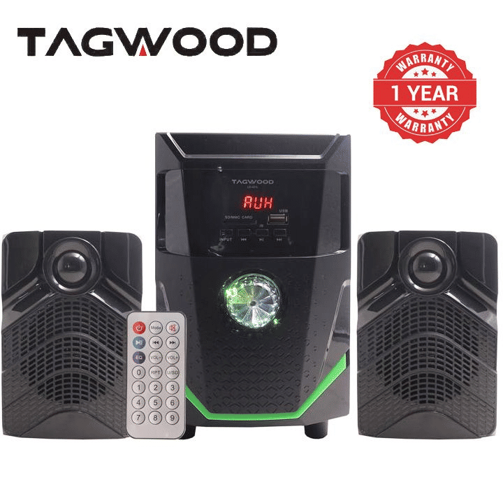 Tagwood LS-421L 2.1-Channel Bluetooth Subwoofer Speaker System with FM USB