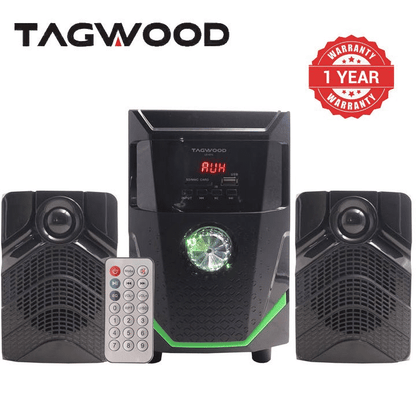 Tagwood LS-421L 2.1-Channel Bluetooth Subwoofer Speaker System with FM USB