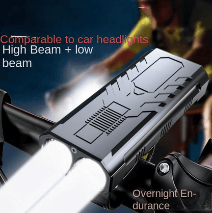 USB Rechargeable LED Bicycle Light Set - Mountain Cycle Front Headlight & Tail Lamp