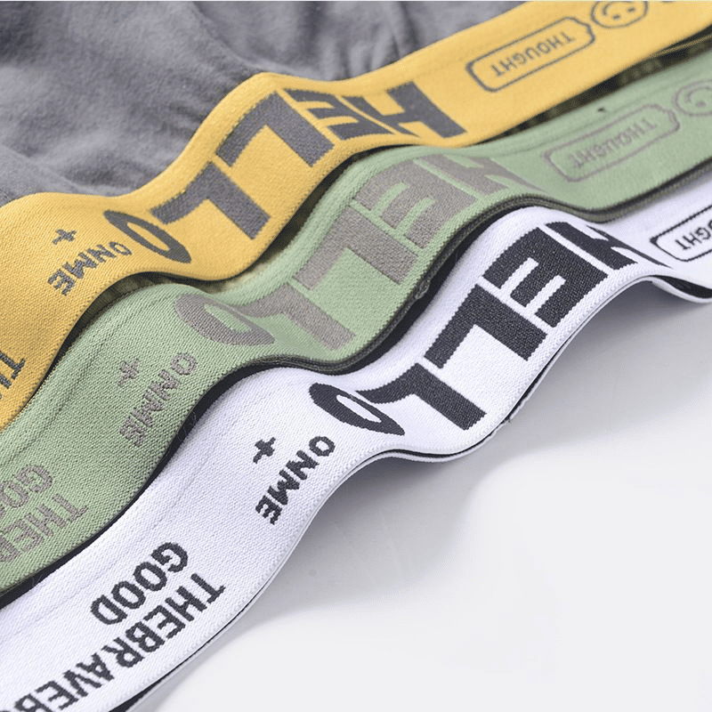 SXCHEN Men's Breathable Triangle Briefs 4-Pack - Comfortable, Fashionable, Large Sizes