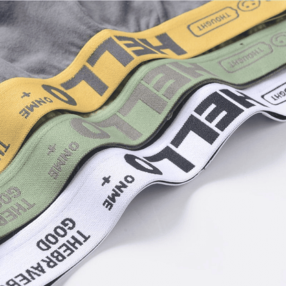 SXCHEN Men's Breathable Triangle Briefs 4-Pack - Comfortable, Fashionable, Large Sizes