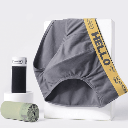 SXCHEN Men's Breathable Triangle Briefs 4-Pack - Comfortable, Fashionable, Large Sizes