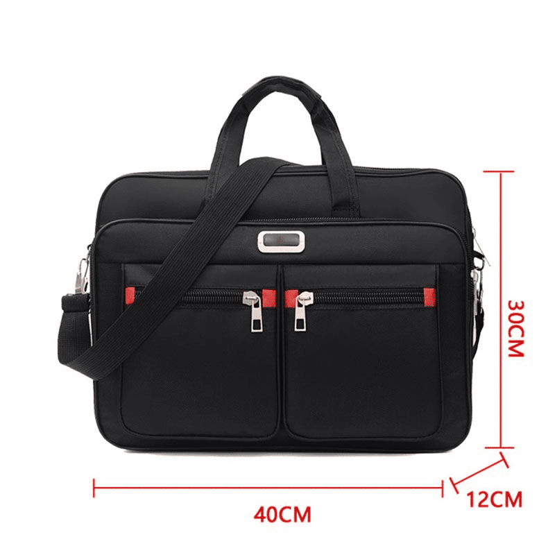 Men's Large Capacity Business Laptop Briefcase - Durable, Wear-Resistant, 14-inch