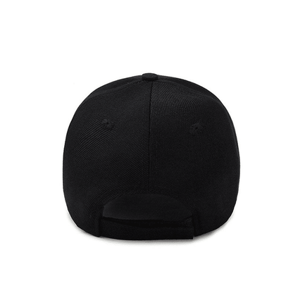 2-Pack Adjustable Baseball Caps Black and Wine Red UV Protection