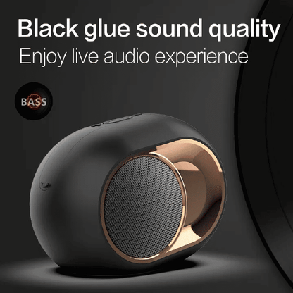 Portable Bluetooth 5.0 Speaker: Deep Bass, 6H Playtime, TF/AUX, 10M Range