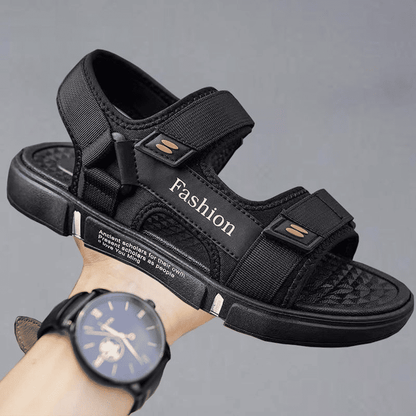 ASSKLO Men's Non-Slip Beach Sandals: Comfortable Summer Driving & Leisure Shoes