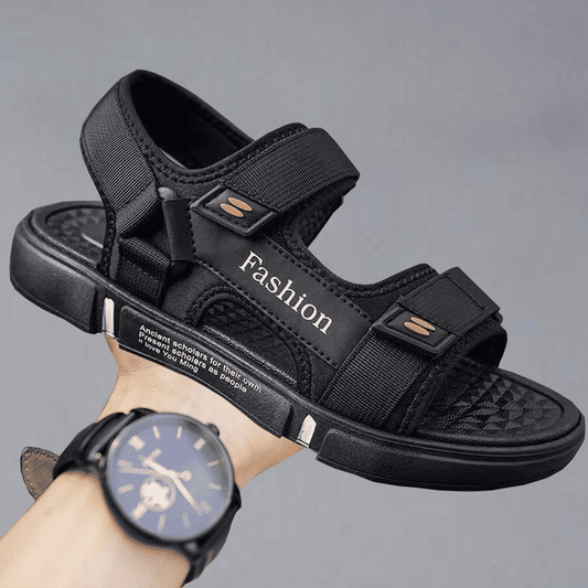 ASSKLO Men's Non-Slip Beach Sandals: Comfortable Summer Driving & Leisure Shoes