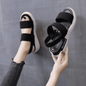 ASSKLO Women's Soft Sole Elastic Band Sport Sandals - Korean Style