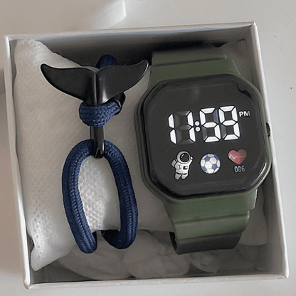 Trendy LED Digital Sports Watch for Kids, Couples, Students, Men, Women