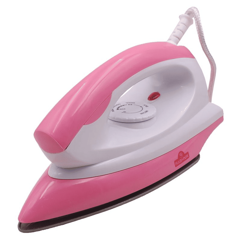 Rashnik RN-702 1200W Electric Dry Iron with Adjustable Thermostat Control - Purple