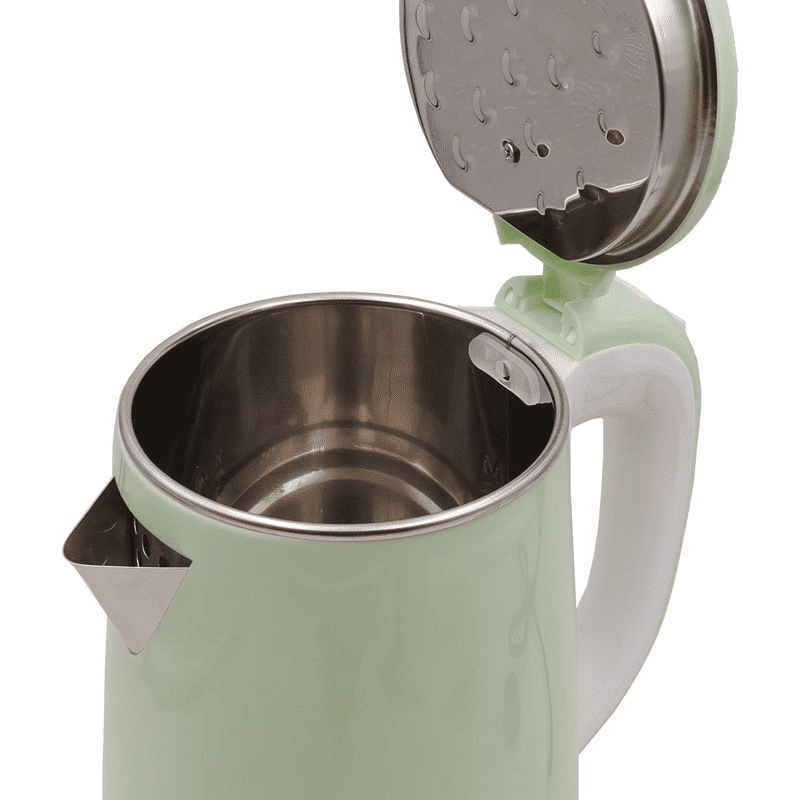 RASHNIK RN-1151 2.3L 1500W Double-Layer Insulated Stainless Steel Electric Kettle