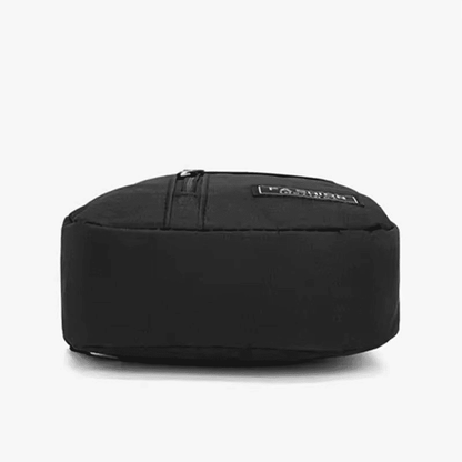 Stylish Men's Solid Color Canvas Chest Bag - Outdoor Casual Crossbody Shoulder Pack