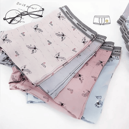 Thor Ice Silk Boxer Briefs 4-Pack Men's Breathable Underwear L-4XL Sizes