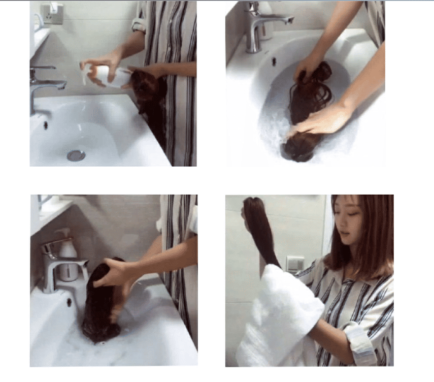 Luxurious 26-inch Long Curly Black Wig for Women - Fashionable Synthetic Hair