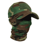 Men's Military Tactical Balaclava Baseball Cap with Full Visor for Outdoor Hunting