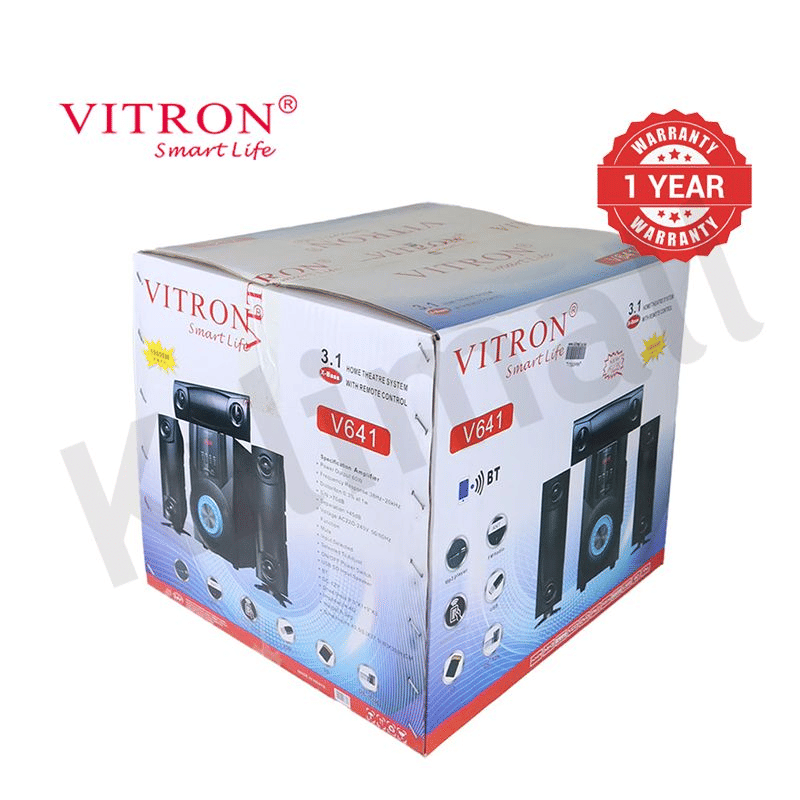 Vitron 3.1CH V641 X-Bass Home Theatre Bluetooth USB FM Stereo System