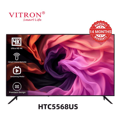Vitron 55-inch 4K UHD Smart Android TV with Bluetooth DVB-T2