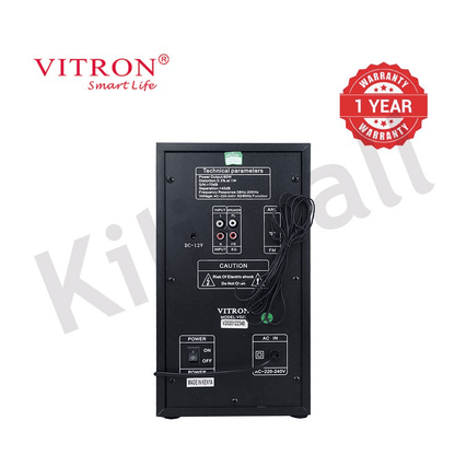 Vitron 9000W Bluetooth Soundbar 2.1CH Multimedia Woofer System V527