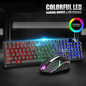 Luminous RGB Gaming Keyboard and Mouse Set | Mechanical Feel Esports Combo